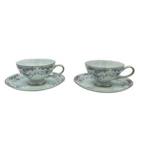 Vintage Imperial W Dalton Seville Pattern Tea Cup & Saucer Set- of Two